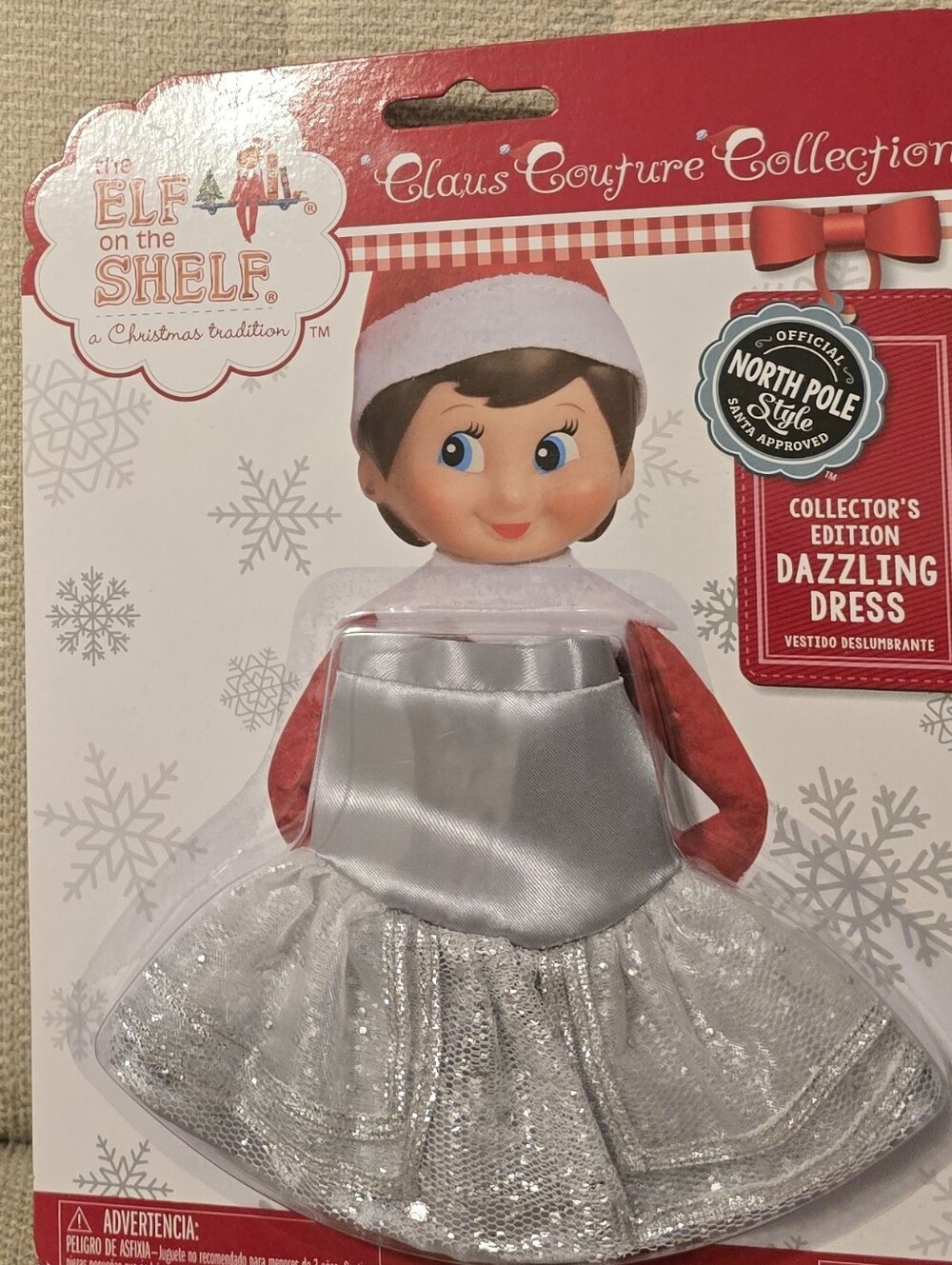 The Elf on the Shelf Claus Couture Dazzling Dress Clothes Accessories NIP